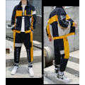 Fashion Patchwork 2 Piece Set Long Sleeve Tracksuits